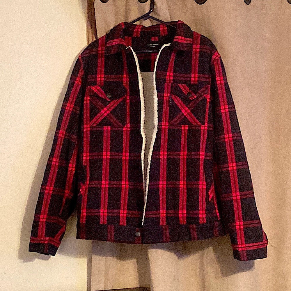 Saint Morta fleece lined flannel  never worn